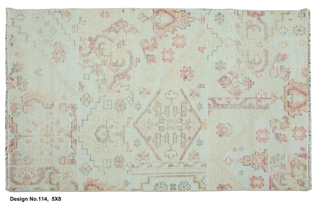 Hand knotted Indian Modern Rug 5'0" x 8'0" ABC Rugs Kilims